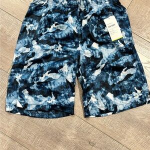 Old Navy Blue and White Active Shorts